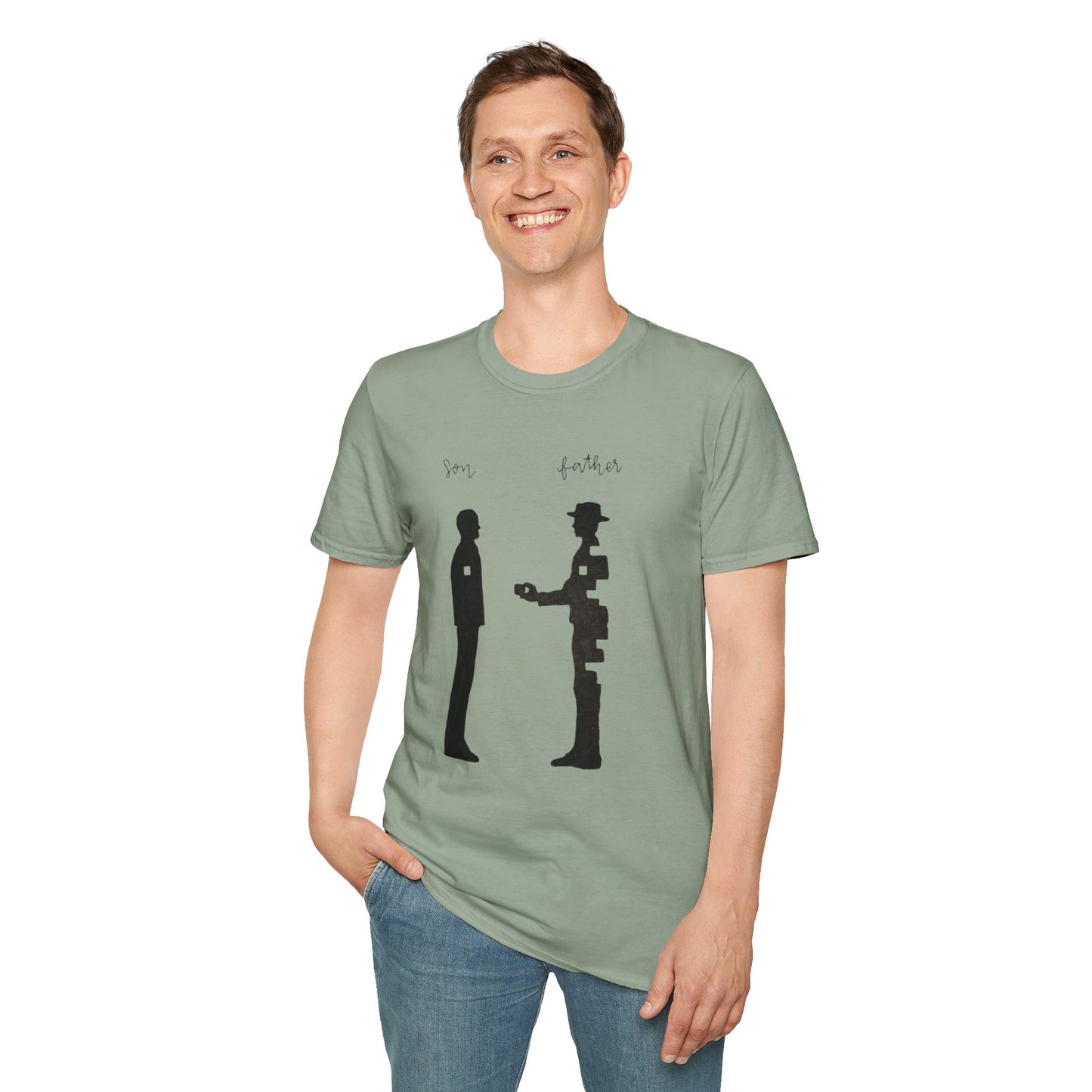 Father and Son Connection TShirt Family Gift Dad Shirt Unisex Tee Meaningful Apparel Fathers Day Family Bonding