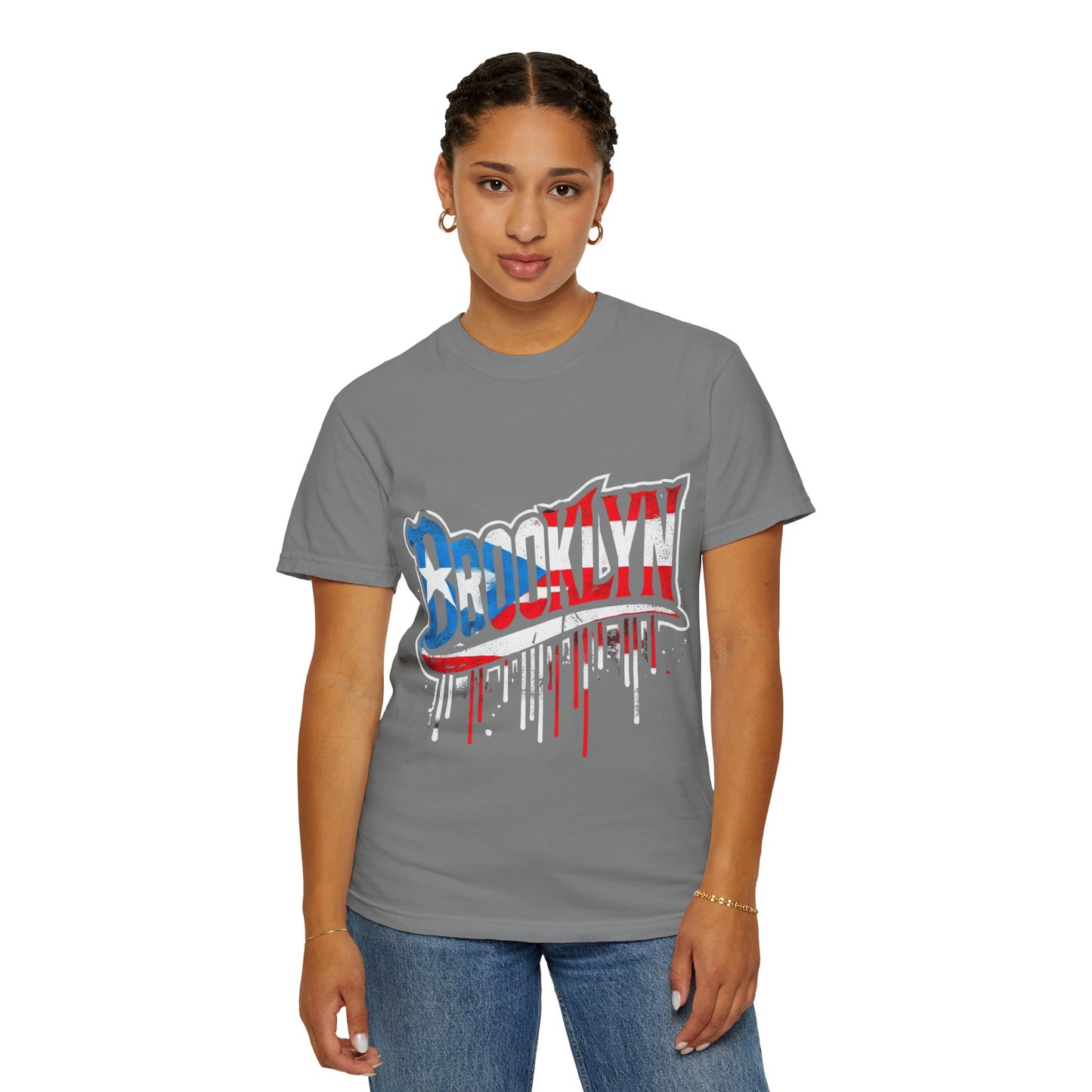 New York Meets Puerto Rico Brooklyn Style Unisex T-Shirt, Streetwear Fashion