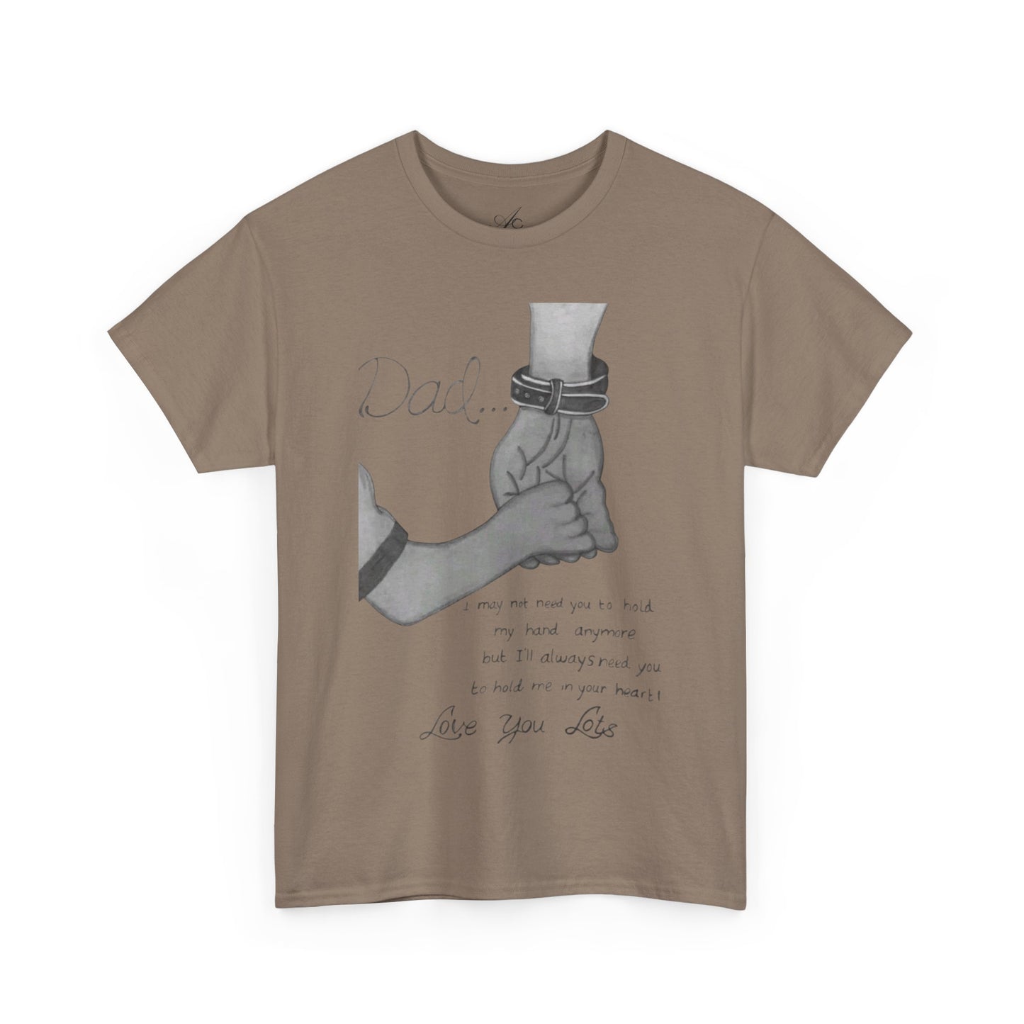 Heartfelt Dad Tee, Perfect Gift for Father's Day, Casual Wear, Family Bonding, Unisex Cotton Shirt, Thoughtful Keepsake