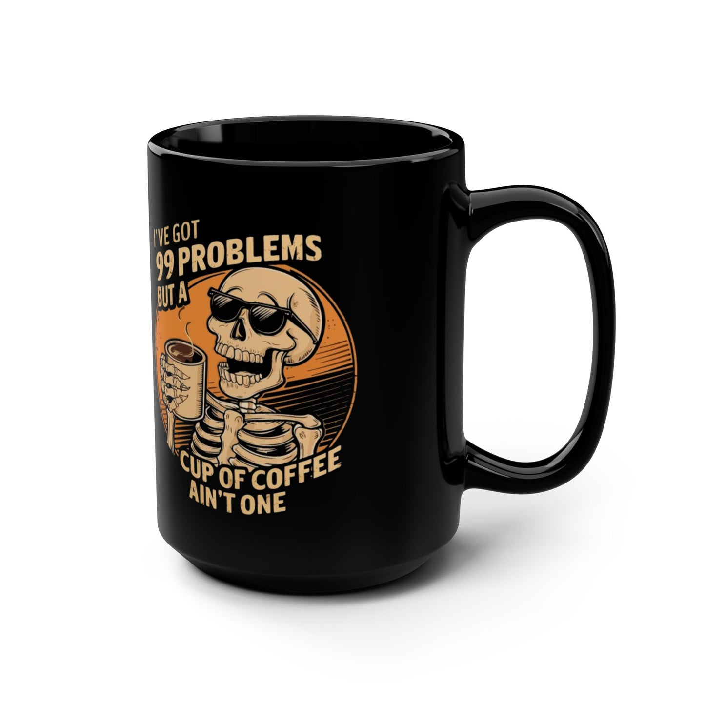 Pumpkin Spice & Everything Fright Skull Coffee Mug