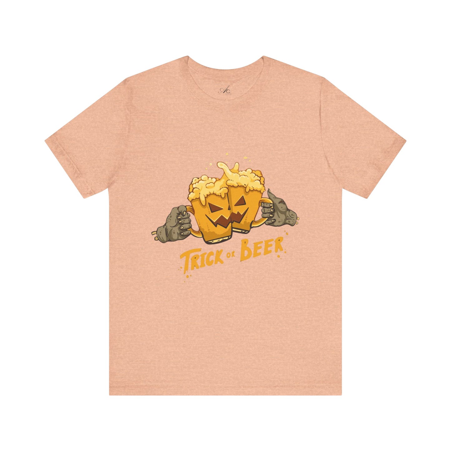 Halloween Beer Tee, Ghostly Fun Shirt, Unisex Graphic T-Shirt, Trick or Treat Apparel, Spooky Celebration Top