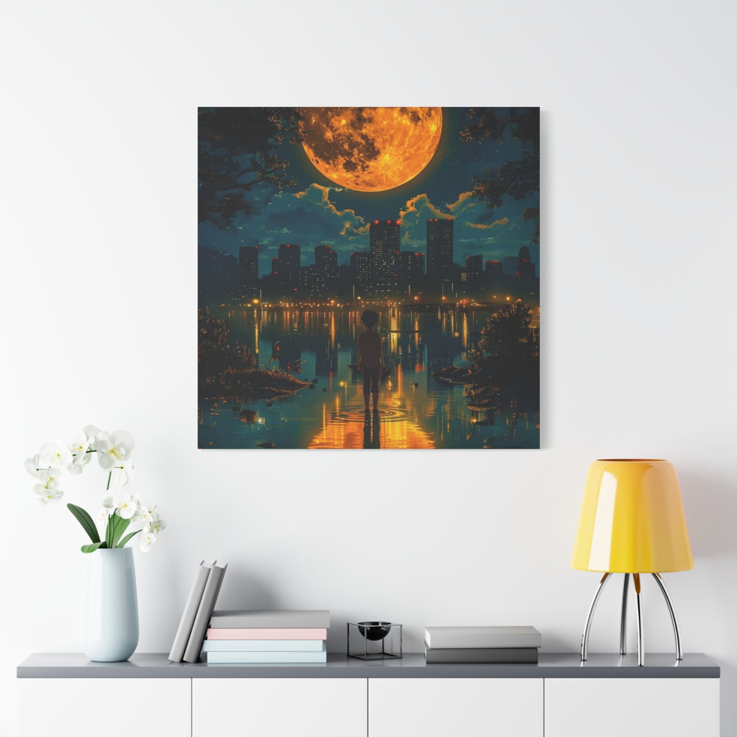 Because words have the power to move you let them live on your wall, Unique Nightscape Decoration, Perfect for Any Occasion