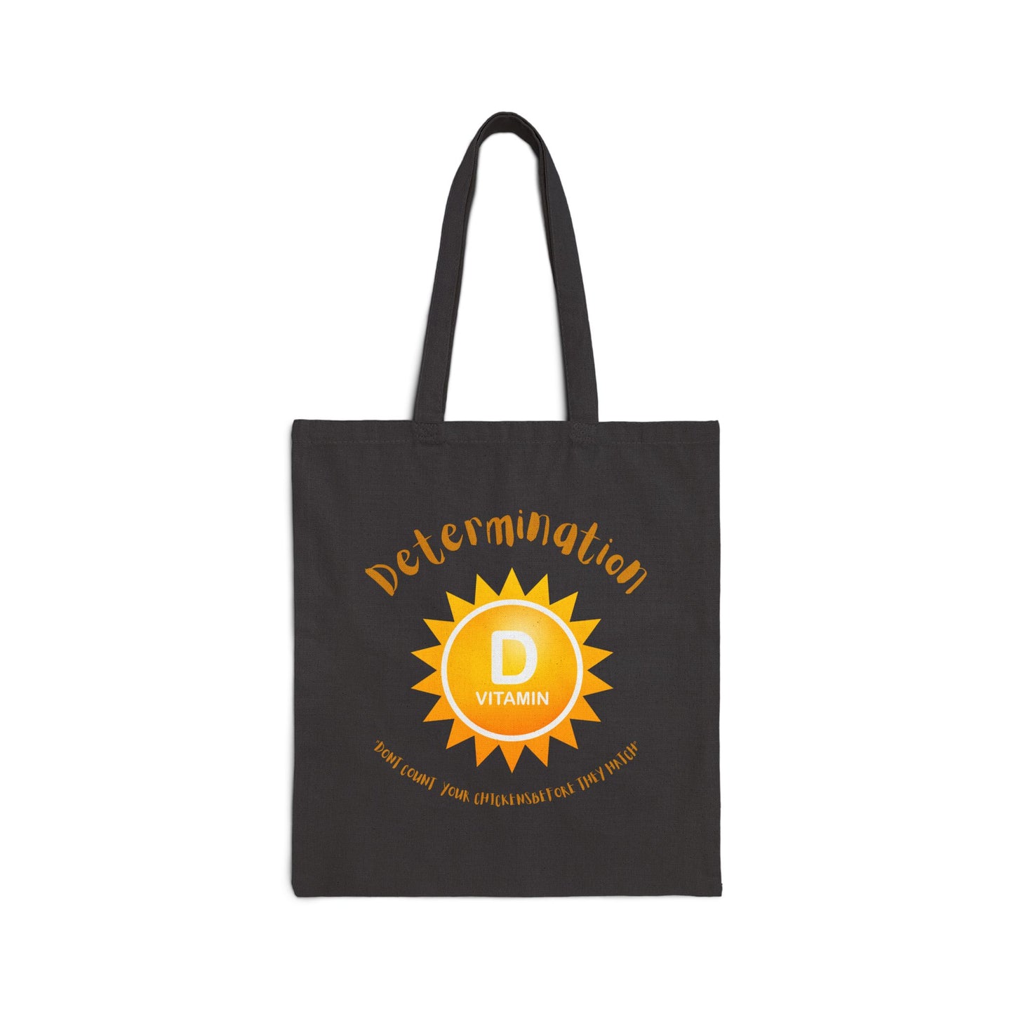 Sunshine Inspired Cotton Canvas Tote Bag - Motivational, Sustainable, Eco-Friendly, Summer Accessory, Gift for Her