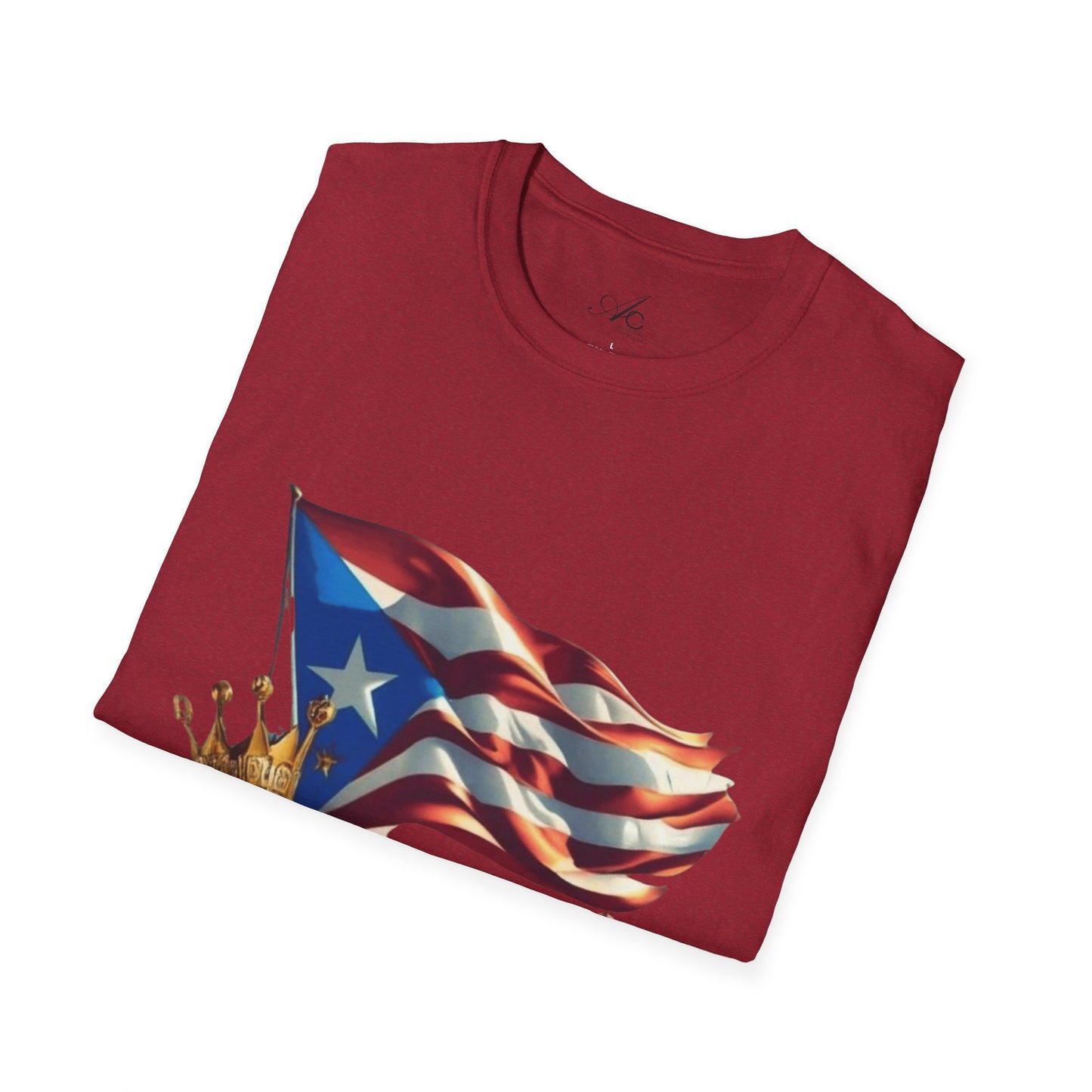 Puerto Rican Familia T-Shirt, Unisex Softstyle Tee, Patriotic Shirt, Family Unity Gift, Summer Celebration Apparel