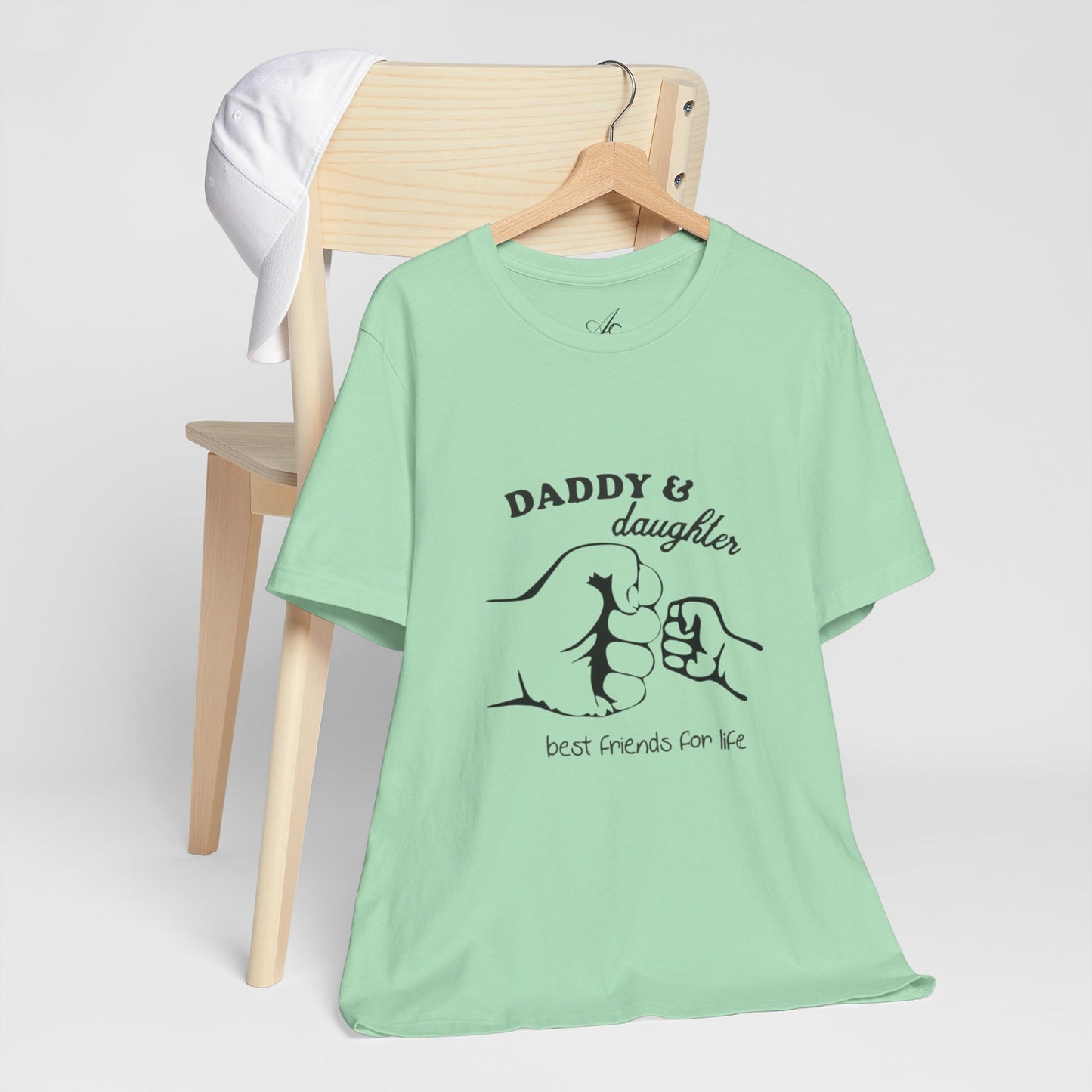Daddy Daughter Best Friends Unisex Tee Fathers Day Gift, Family Matching Shirts, Kids & Dad Tee, Cute Parenting Apparel