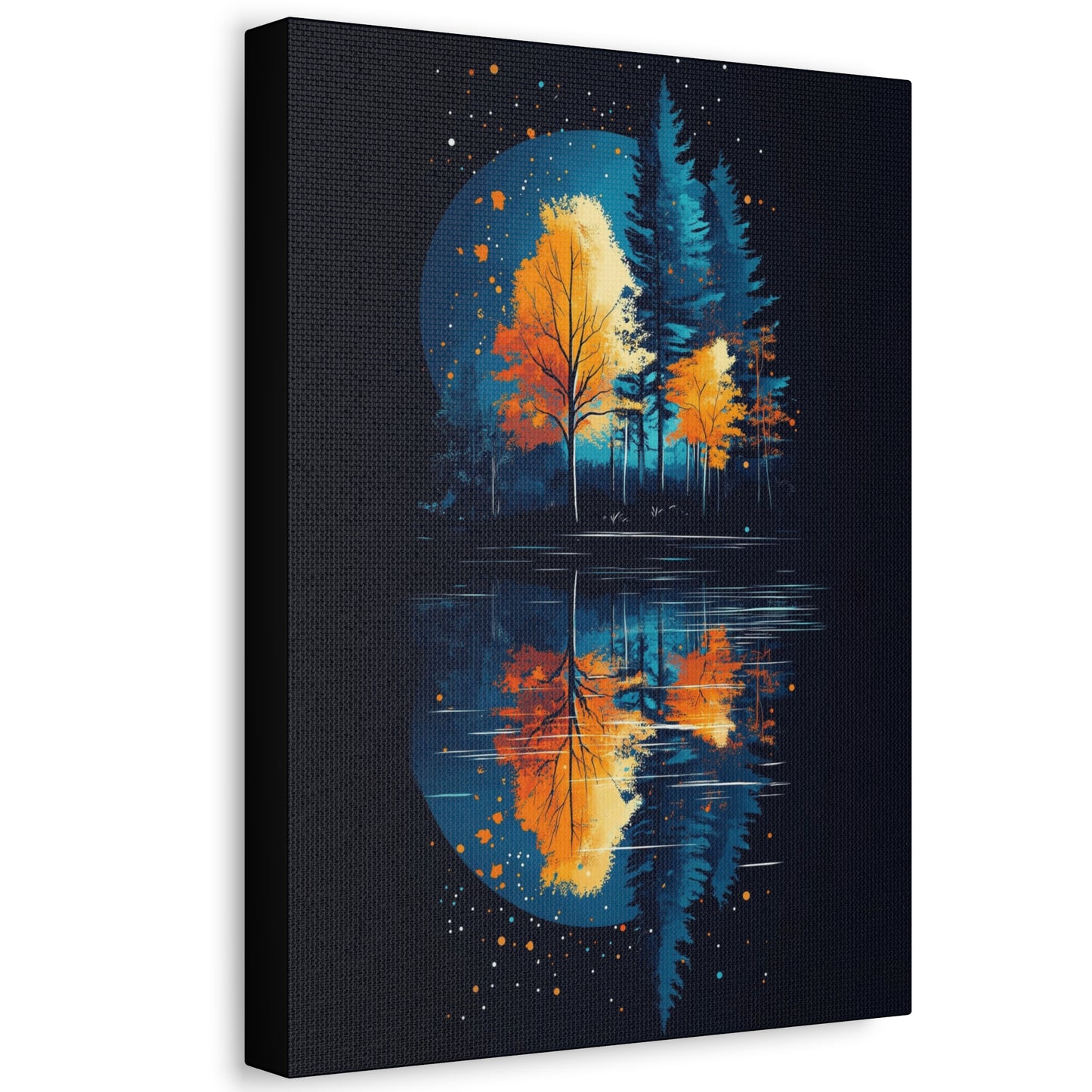 Vibrant Autumn Landscape Canvas Art | Fall Decor | Nature Wall Art | Home Decor | Gift for Nature Lovers
