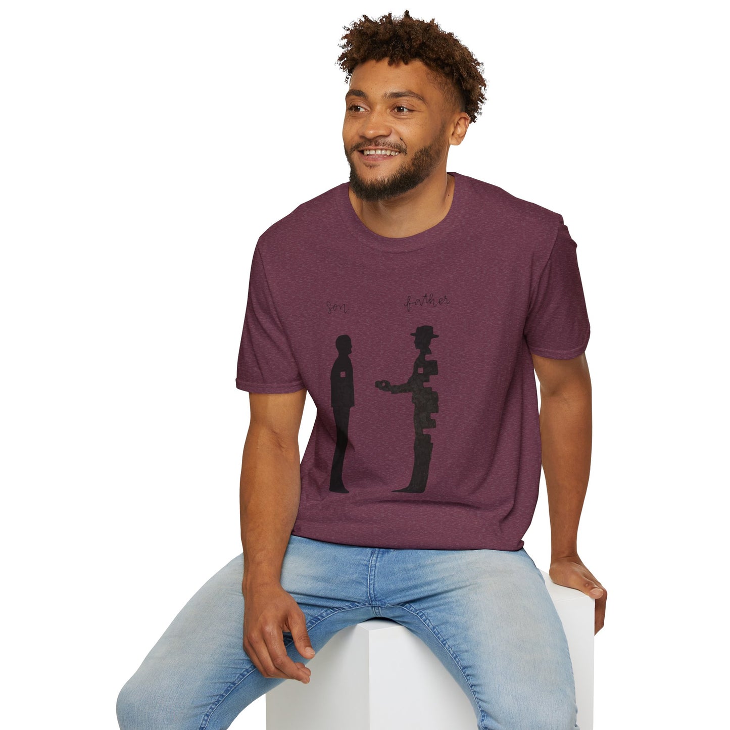 Father and Son Connection TShirt Family Gift Dad Shirt Unisex Tee Meaningful Apparel Fathers Day Family Bonding