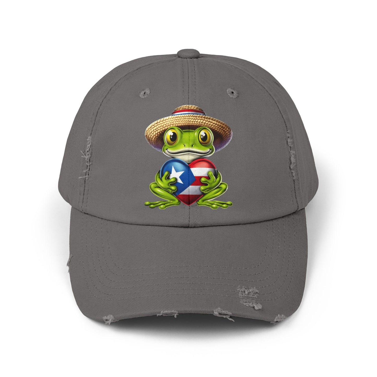 Borinquen Style: Puerto Rican Heritage Hats Unisex Distressed Cap