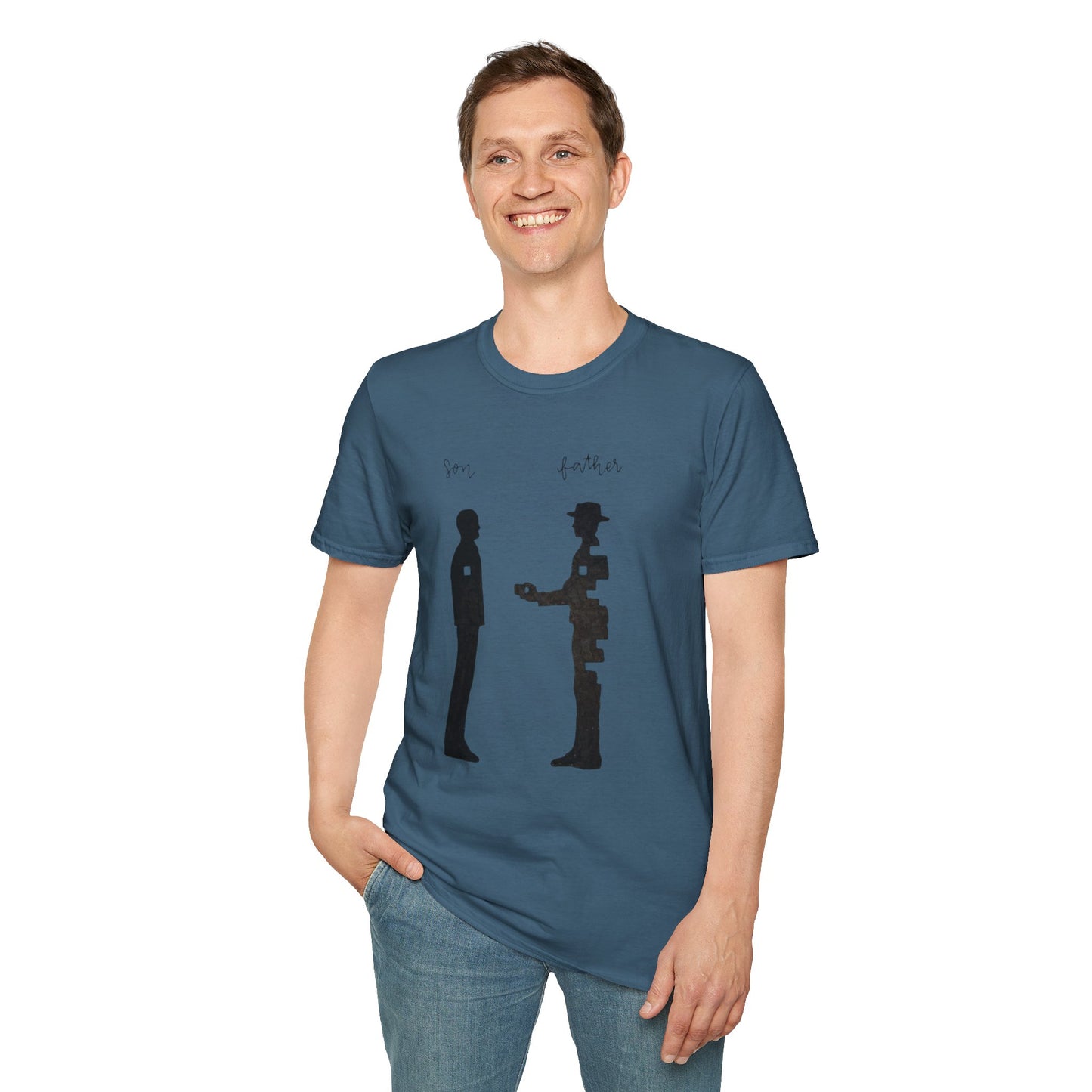 Father and Son Connection TShirt Family Gift Dad Shirt Unisex Tee Meaningful Apparel Fathers Day Family Bonding