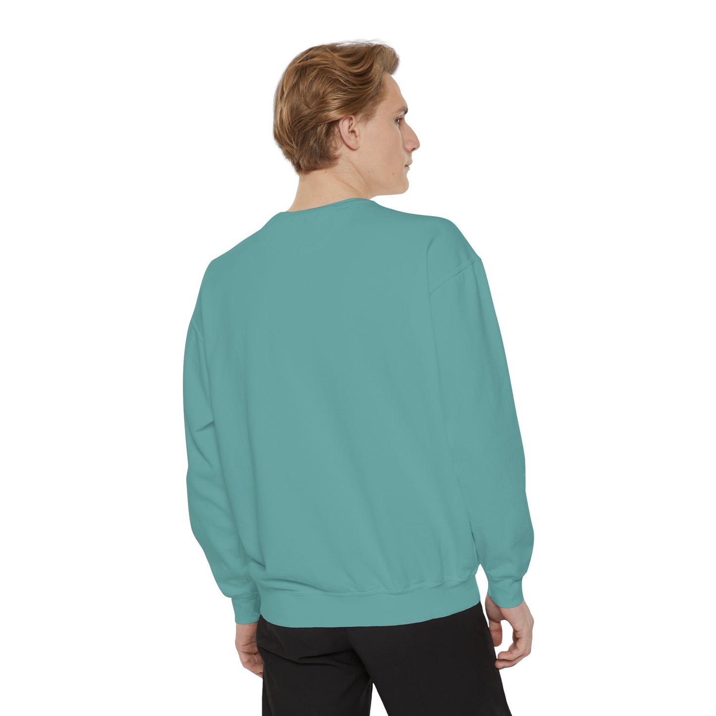 I'm Too Old for This Sweatshirt, Unisex Garment-Dyed Sweatshirt for Halloween, Funny Gift for Adults, Casual Wear, Cozy Fall Sweater