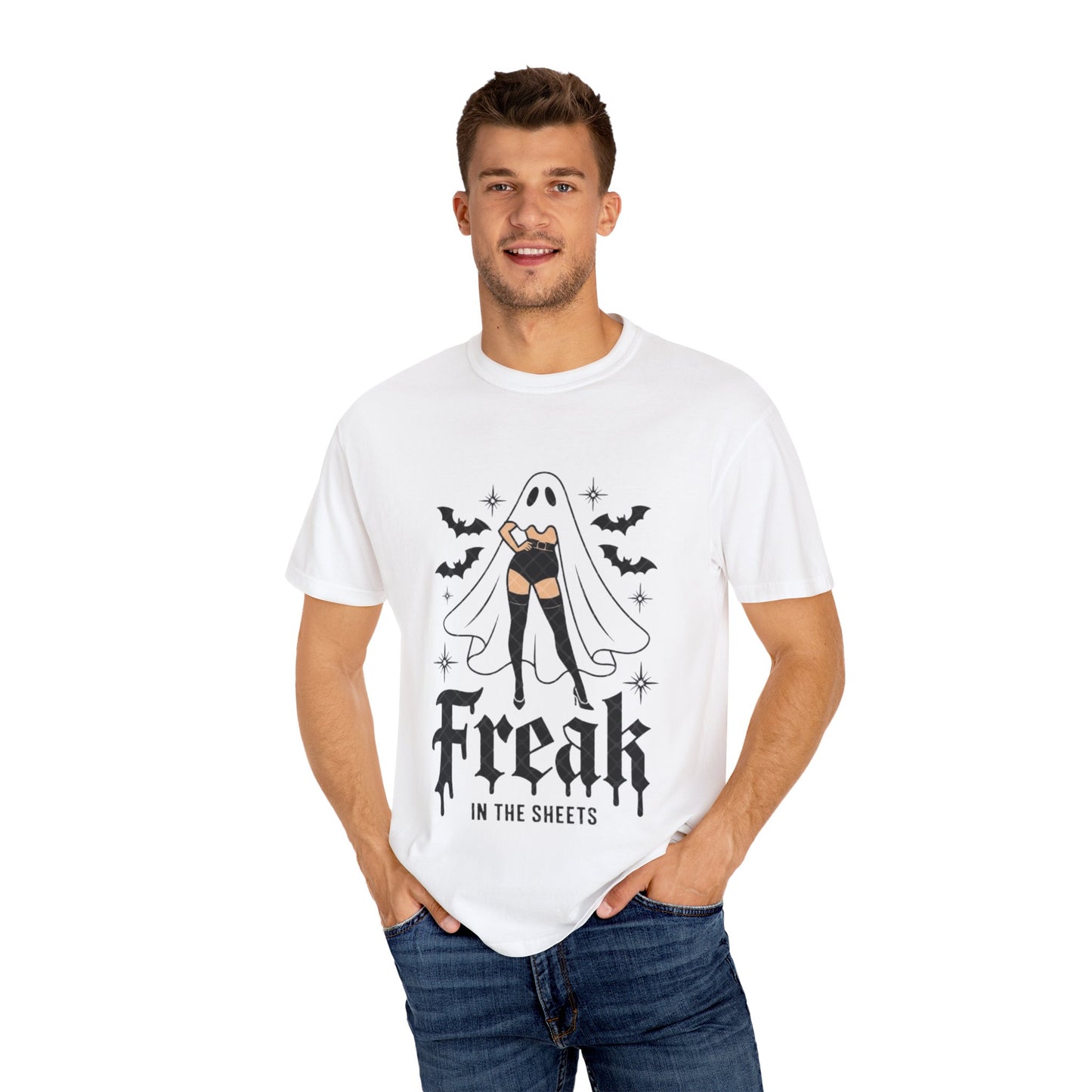 Freaky Halloween Unisex T-Shirt | Spooky Vibes, Ghost Design, Fall Fashion, Halloween Party, Gift for Her