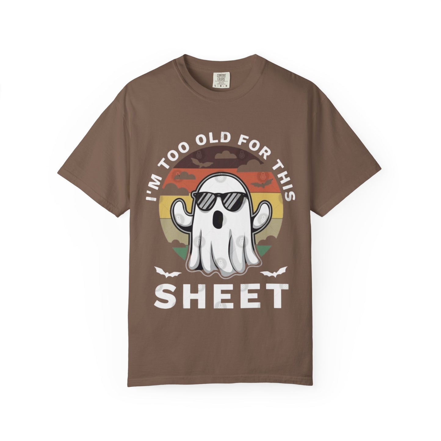 Ghostly Humor Unisex T-Shirt, Relaxed Vintage Tee, Halloween Apparel, Fun Gift, Casual Outfit, Quirky Statement Shirt, Ghost Sheet T-shirt
