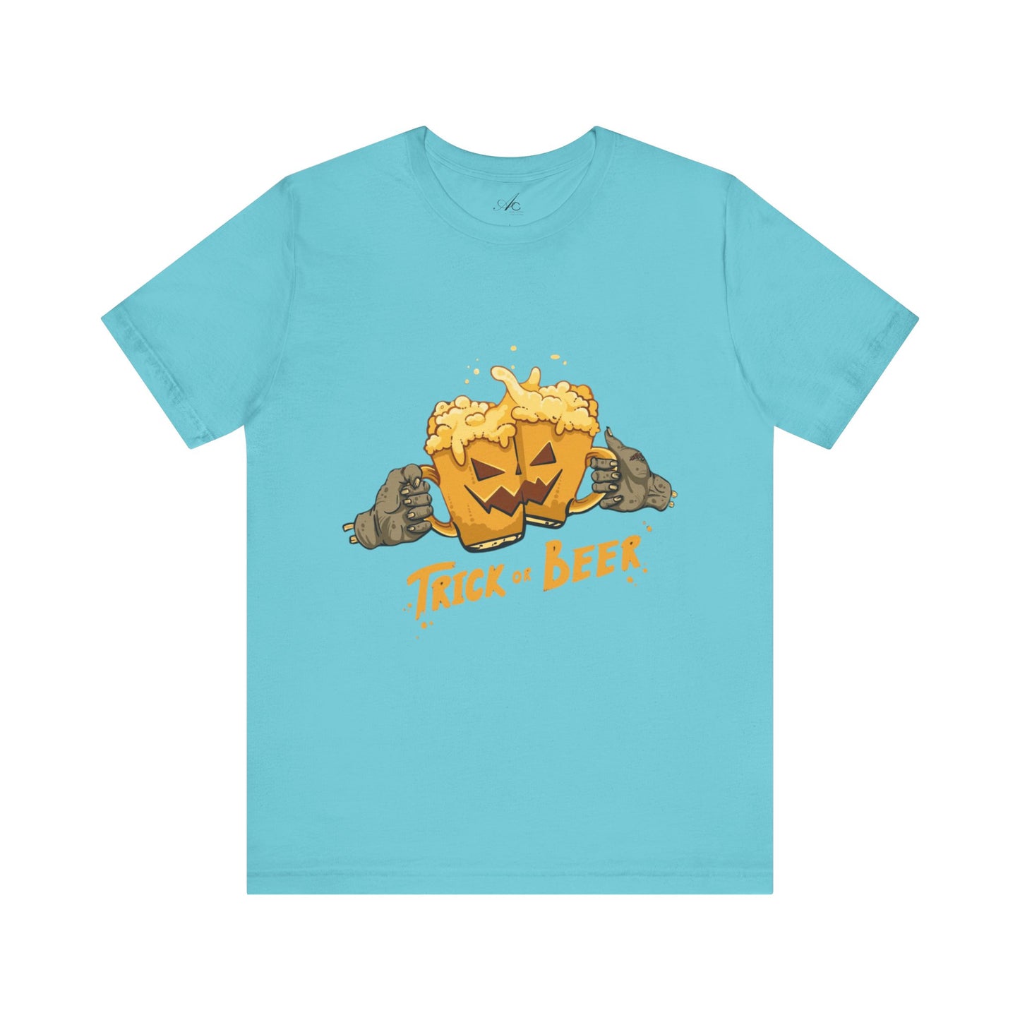 Halloween Beer Tee, Ghostly Fun Shirt, Unisex Graphic T-Shirt, Trick or Treat Apparel, Spooky Celebration Top