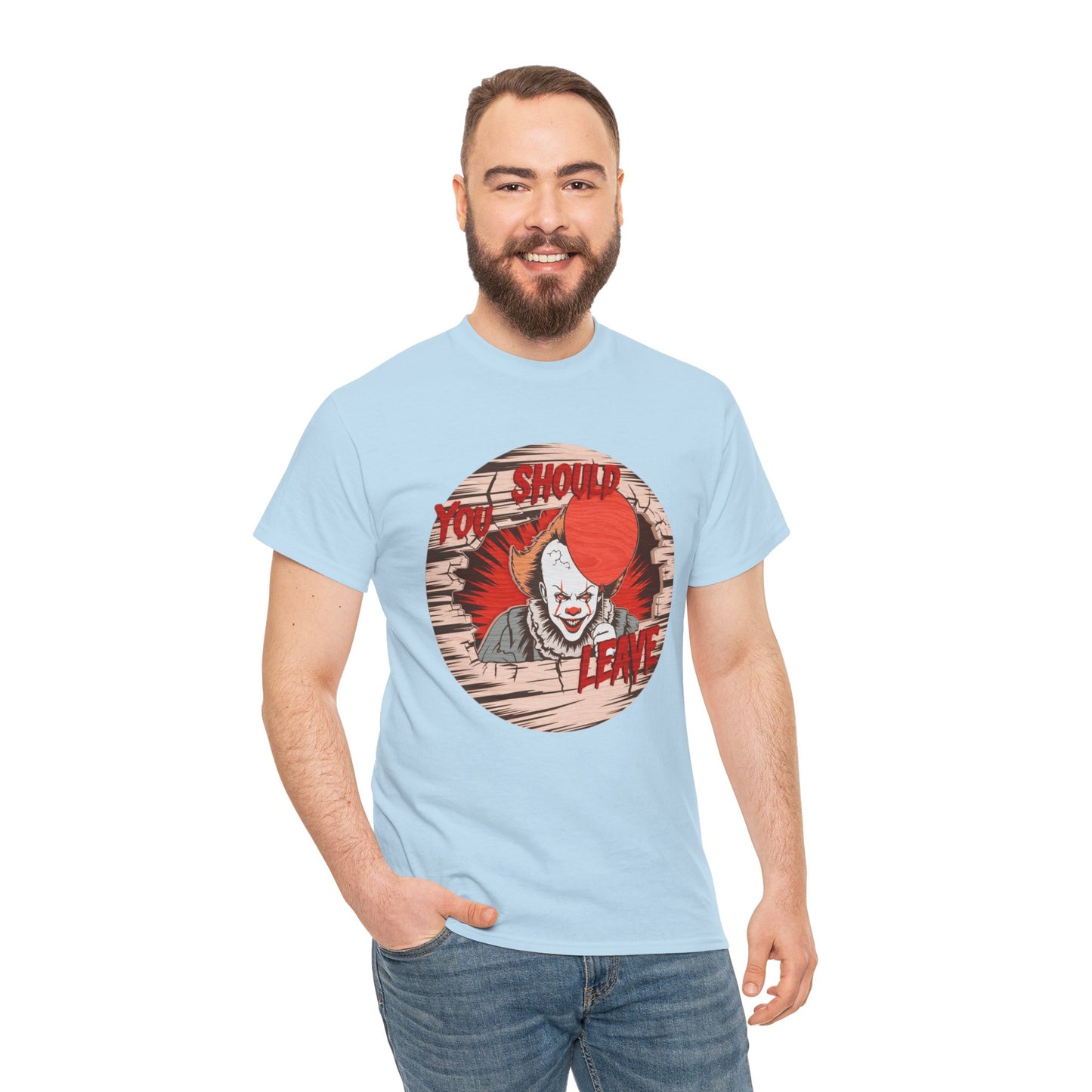 Horror Graphic Tee, Halloween Costume Shirt, Unisex Creepy Cotton Tee, Funny Horror T-Shirt, Retro Scary Outfit