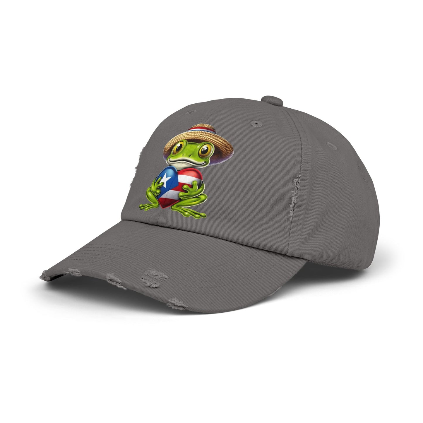 Borinquen Style: Puerto Rican Heritage Hats Unisex Distressed Cap