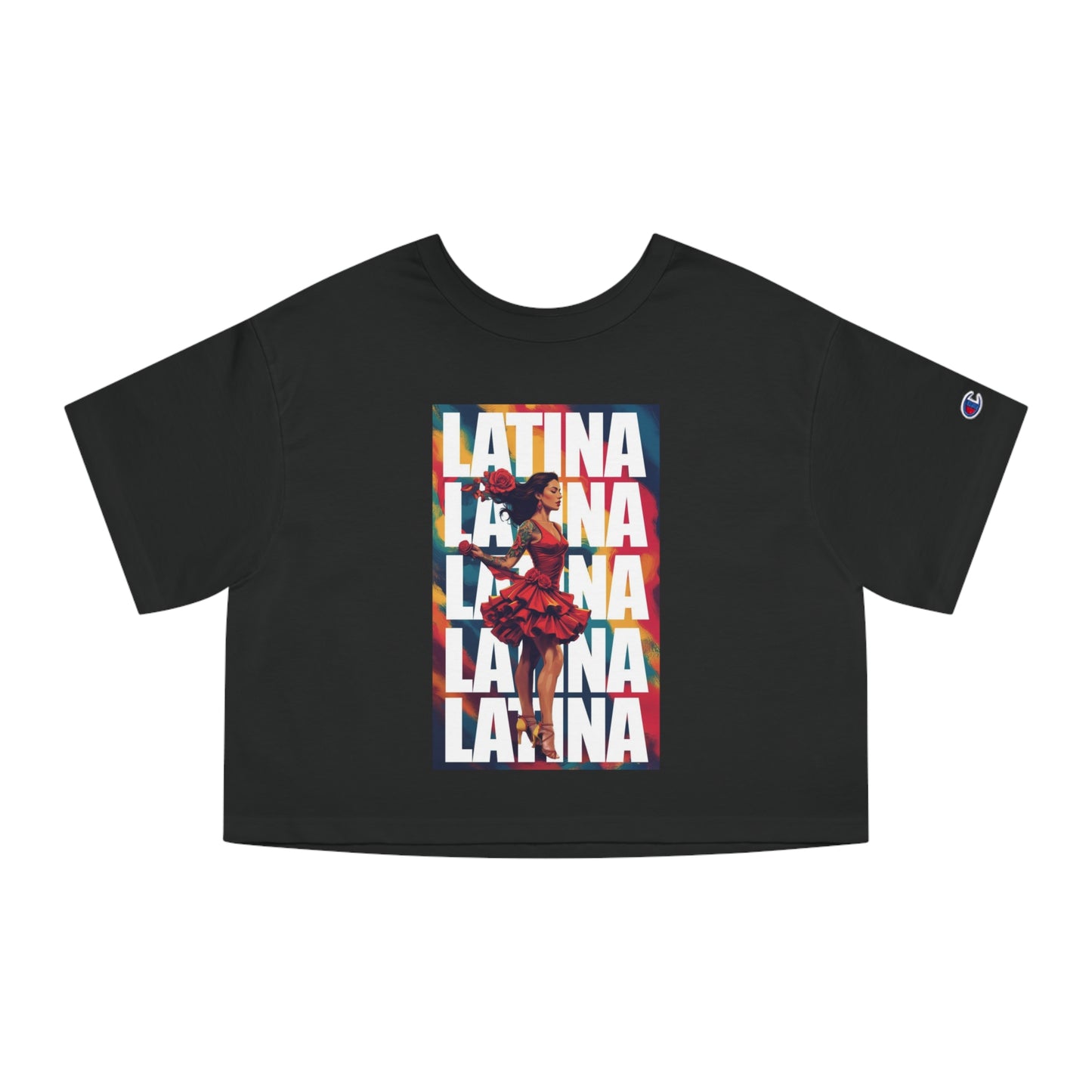 Latina Heritage Cropped T-Shirt | Celebrating Culture, Summer Fashion, Gift for Her, Casual Style, Streetwear