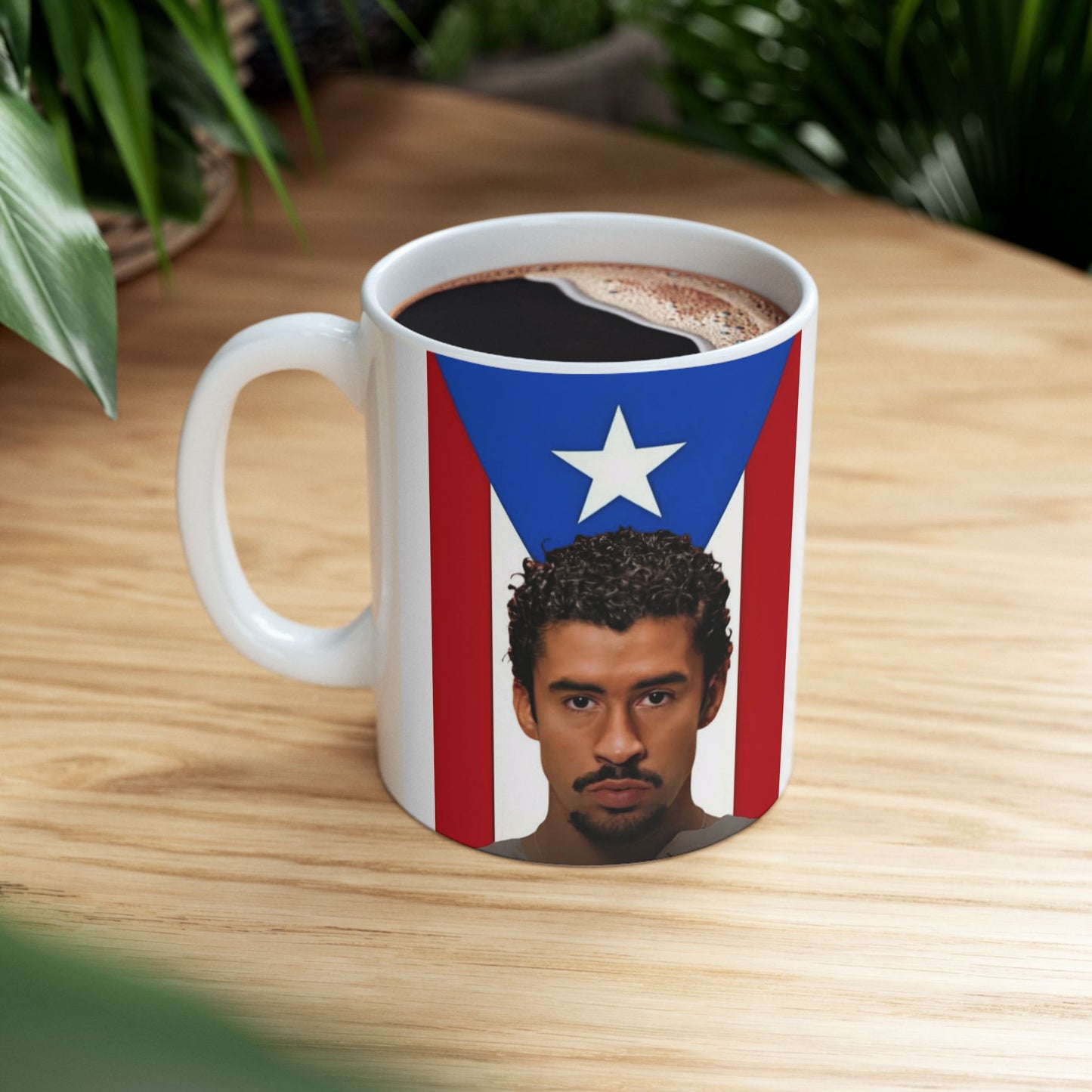 Puerto Rican Pride Ceramic Mug, Unique Gift for Coffee Lovers, 11oz & 15oz Sizes, Perfect for Holidays and Celebrations