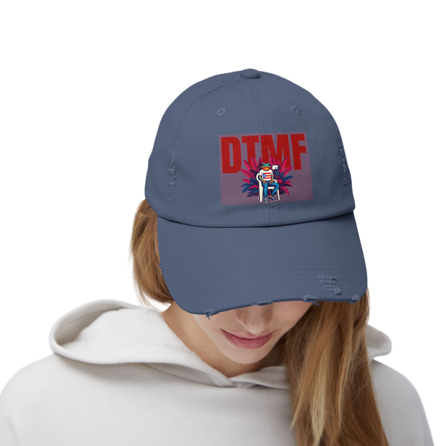 Puerto Rican Flag Distressed Cap – Cultural Pride Hat, Unisex Vintage Baseball Cap, Adjustable Boricua Heritage Apparel