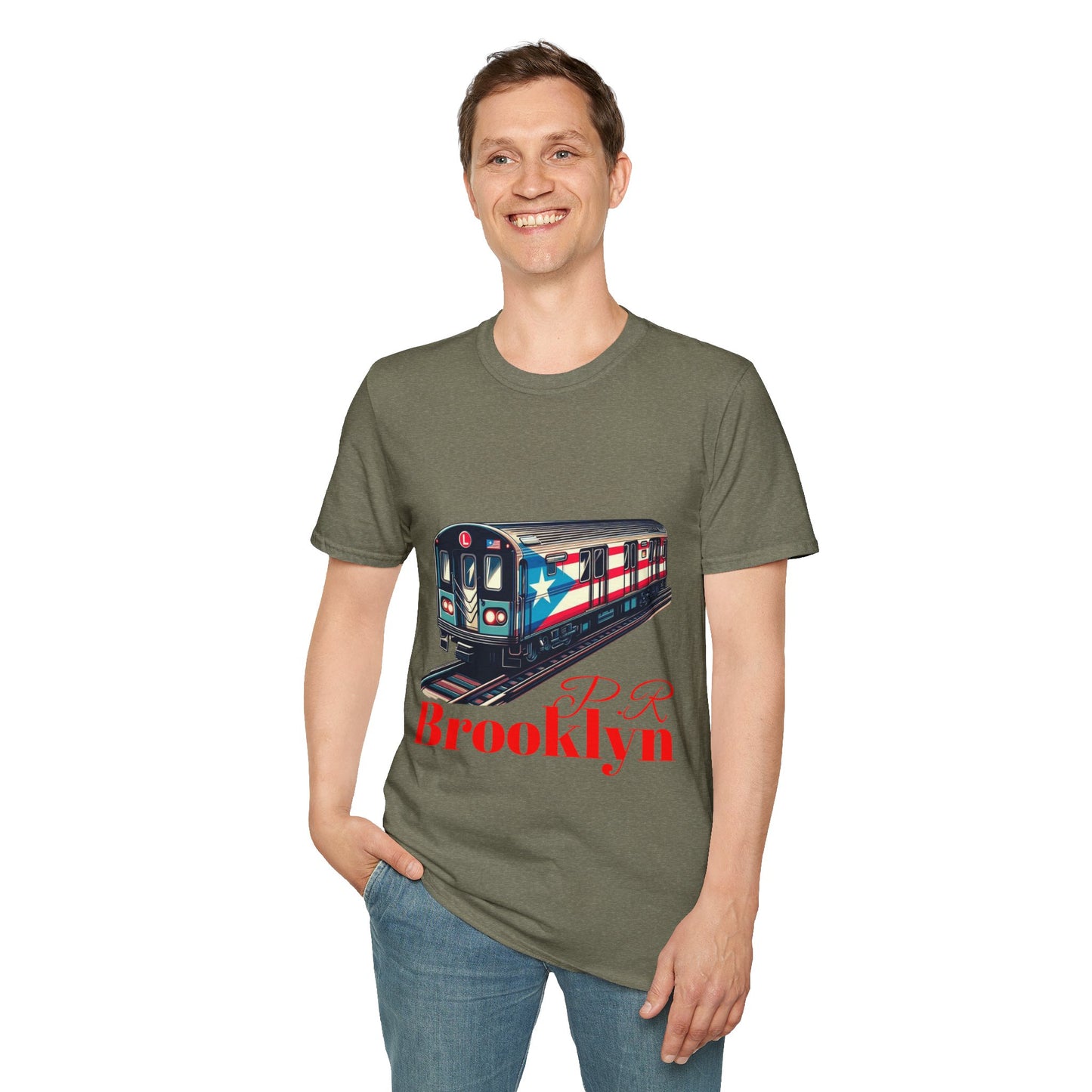 New Yorican and Proud Where Boricua Meets Brooklyn PR Train T-Shirt, Unisex Graphic Tee, Travel Shirt, Gift for NYC Lovers,
