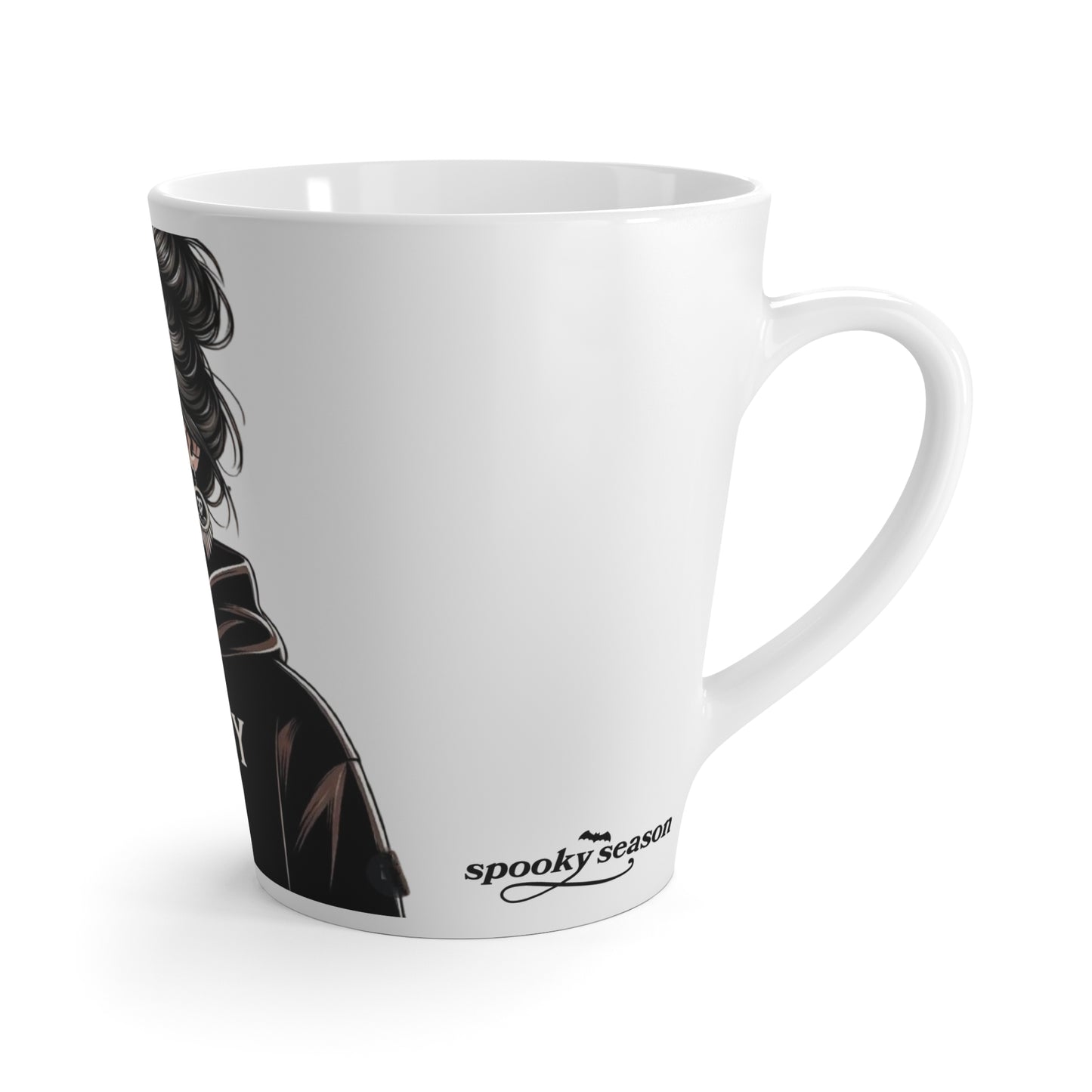 Spooky Moms Club Latte Mug | Halloween Mug | Skull Design | Gift for Moms | Coffee Lover Mug | Unique Halloween Decor