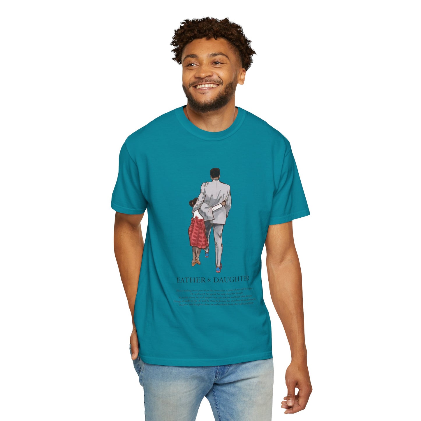 Father & Daughter Unisex T-Shirt, Heartwarming Gift for Dad, Perfect for Father's Day, Family Bonding, Casual Wear