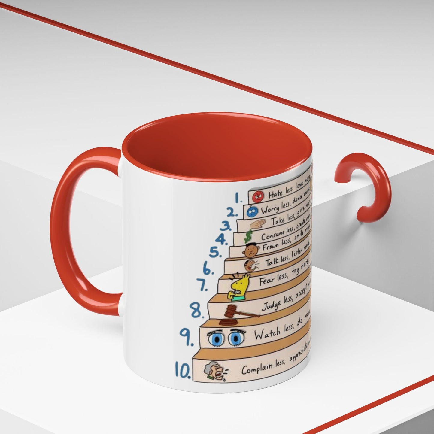 ☕ Start Your Day with Meaning Motivational Gift, Self-Care Mug, Unique Home Decor, Joyful Drinkware