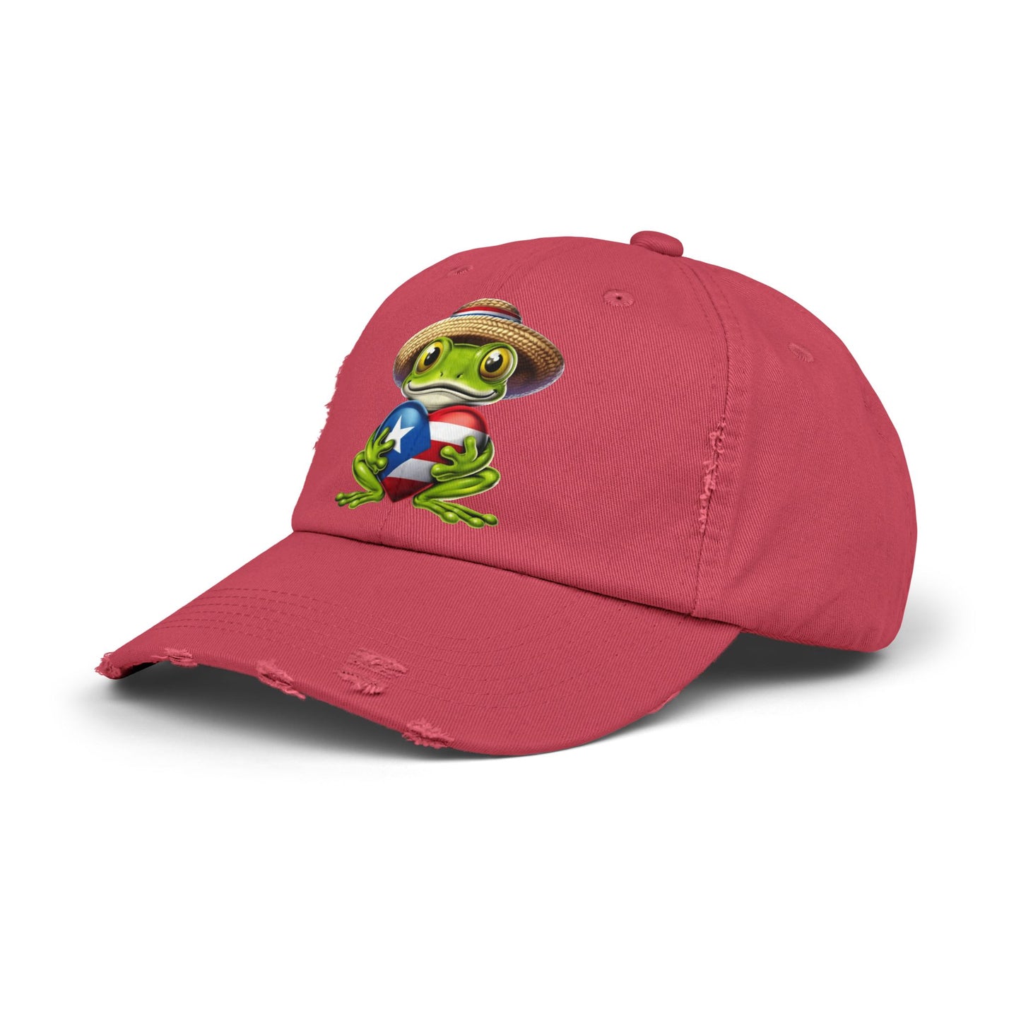 Borinquen Style: Puerto Rican Heritage Hats Unisex Distressed Cap