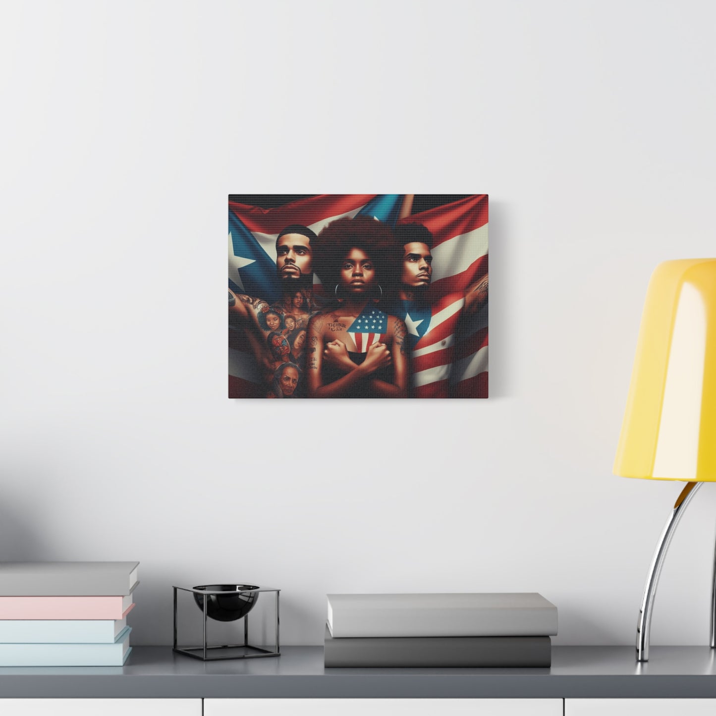 Rooted in Culture, Radiating Power Puerto Rican Wall Art, Unique Gift, Empowering Decor