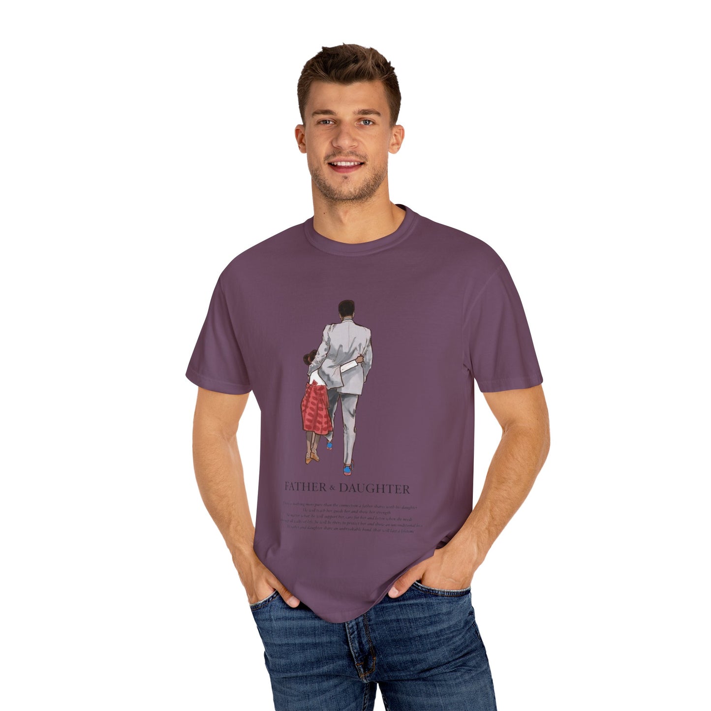 Father & Daughter Unisex T-Shirt, Heartwarming Gift for Dad, Perfect for Father's Day, Family Bonding, Casual Wear