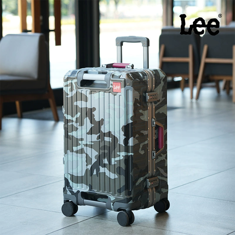 Lee Large Capacity 24-Inch Aluminum Frame Student Luggage