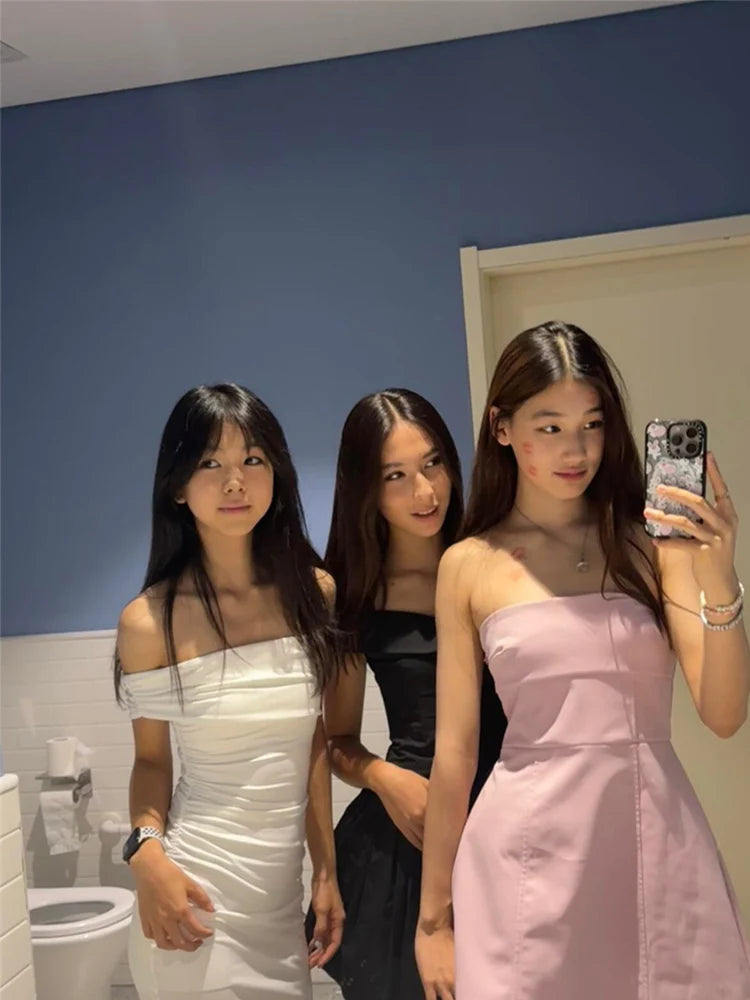 Women's Dresses 2024 New Fashion Bow Dresses Elegant and chic women's miniskirts