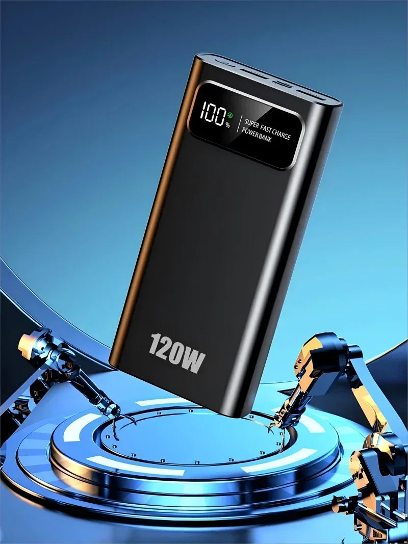 Xiaomi 200000mAh LED Digital Display Power Bank High Capacity 120W Super Fast Charging Portable External Battery For IPhone New