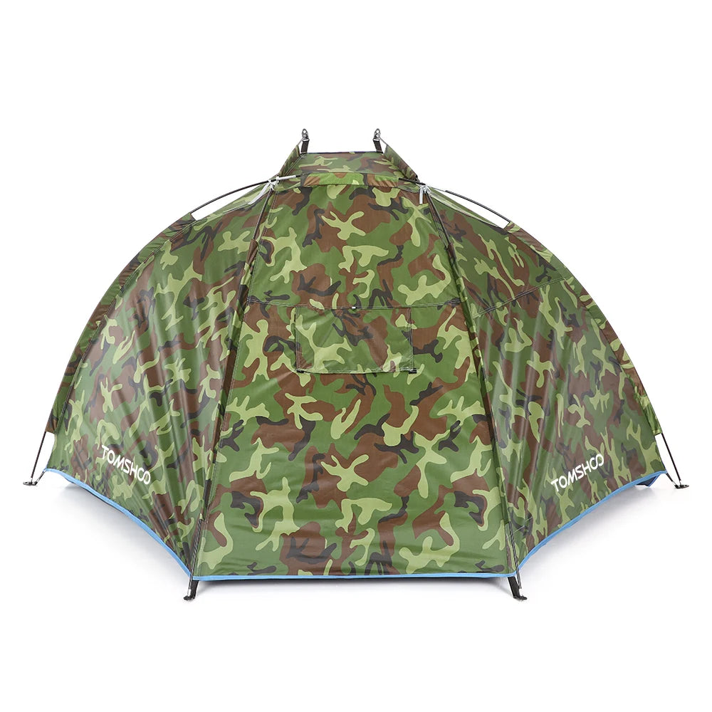 2 Persons Outdoor Beach Tents Shelters Shade UV Protection Ultralight Tent for Fishing Picnic Park Summer Awning Shade Shelter