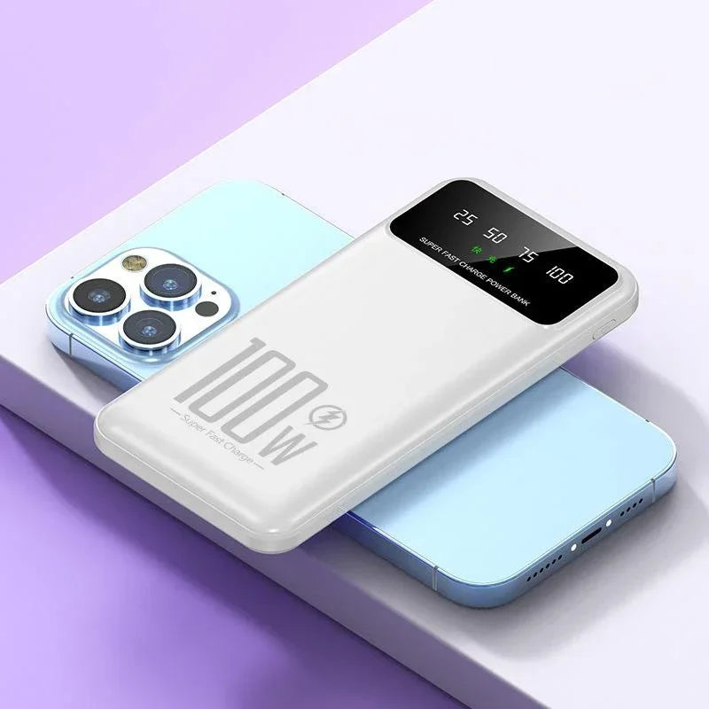 Xiaomi PowerBank 50000mAh High Capacity 100W Fast Charging Portable Charger emergercy Battery supply Powerbank for iPhone Huawei