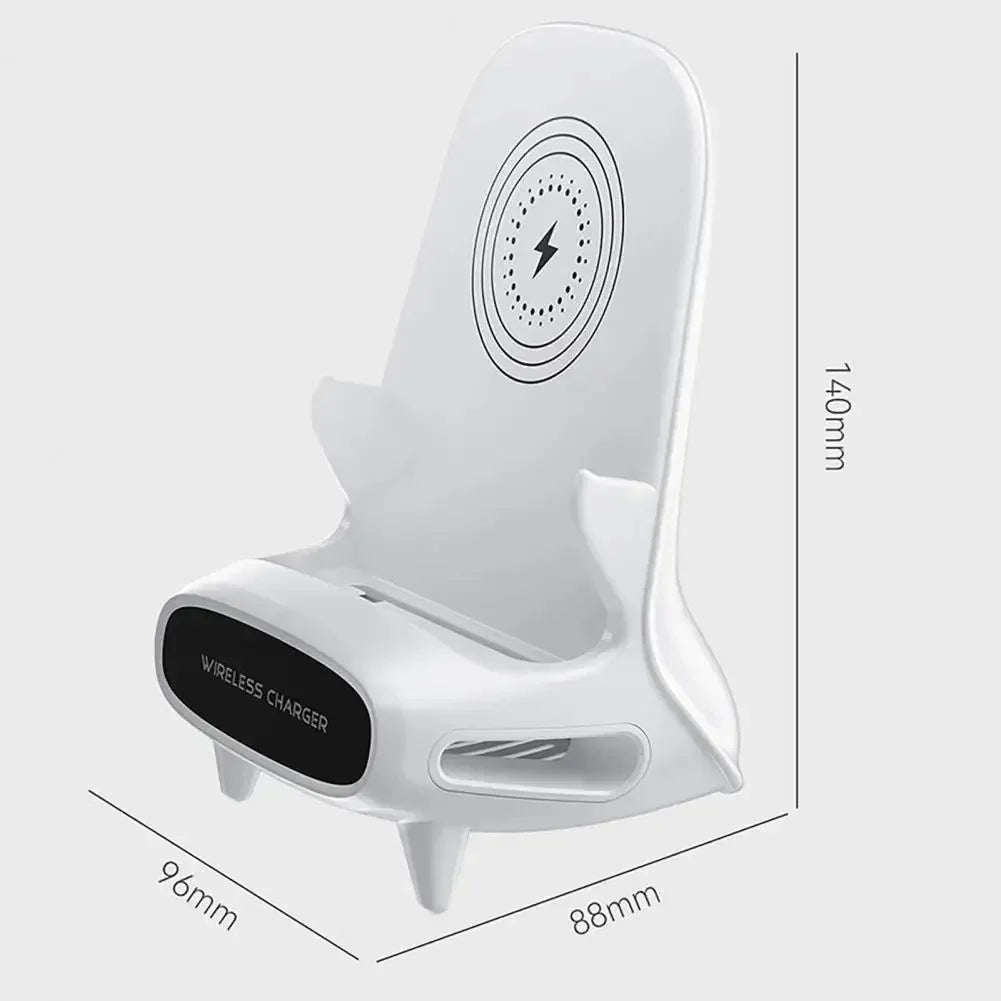 15W Wireless Charger for iPhone 16 15 Pro Max Fast Charging Stand for Samsung S23 Xiaomi Qi Certified Induction Charger Station