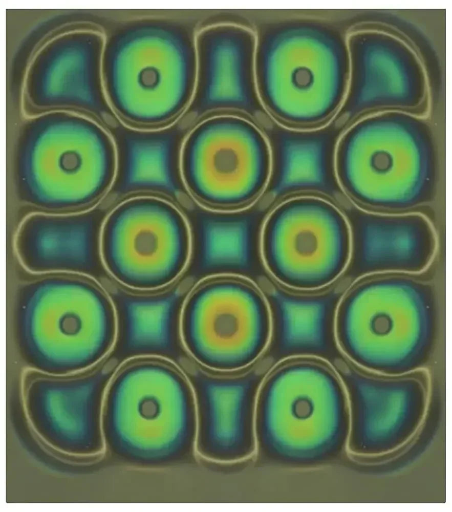 25/30/50mm Magnetic Field Viewer Magnet Poles Testing Card Magnetism Area Observation Film Card Magnet Detector Pattern Display