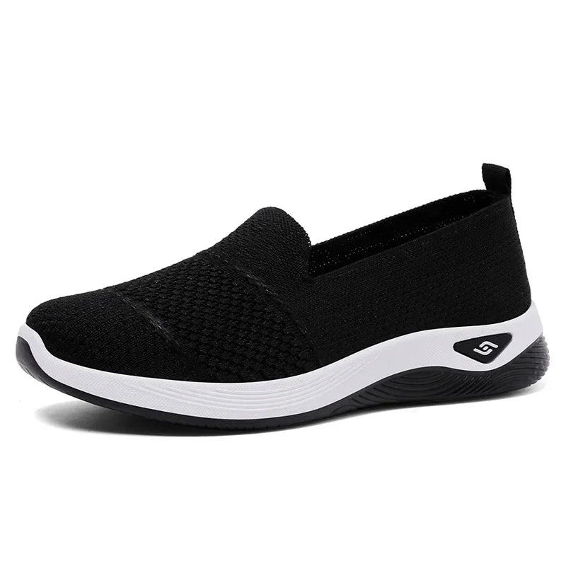 Women Work Shoes Comfortable for Work Spring Autumn Women Mesh Breathable Casual Slip on Platform Shoes Sneakers Women 36-41
