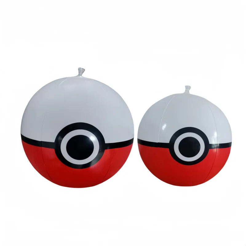 1PCS Pokeball Inflatable Beach Ball 30CM 40CM Balloons Football Swimming Pool Beach Party Decoration Sports Ball Fun Toy