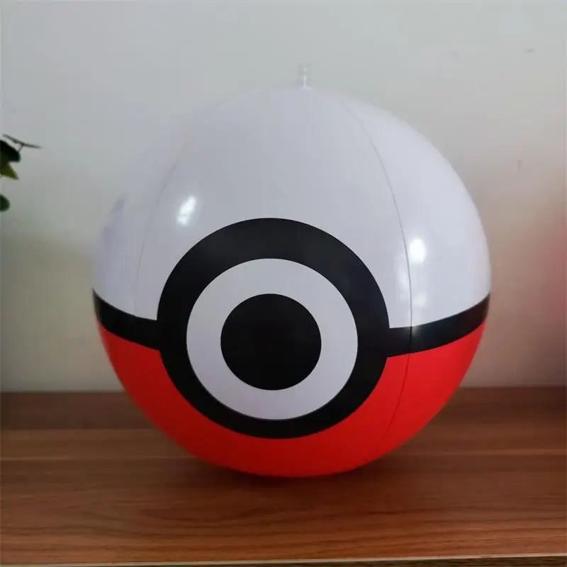 1PCS Pokeball Inflatable Beach Ball 30CM 40CM Balloons Football Swimming Pool Beach Party Decoration Sports Ball Fun Toy