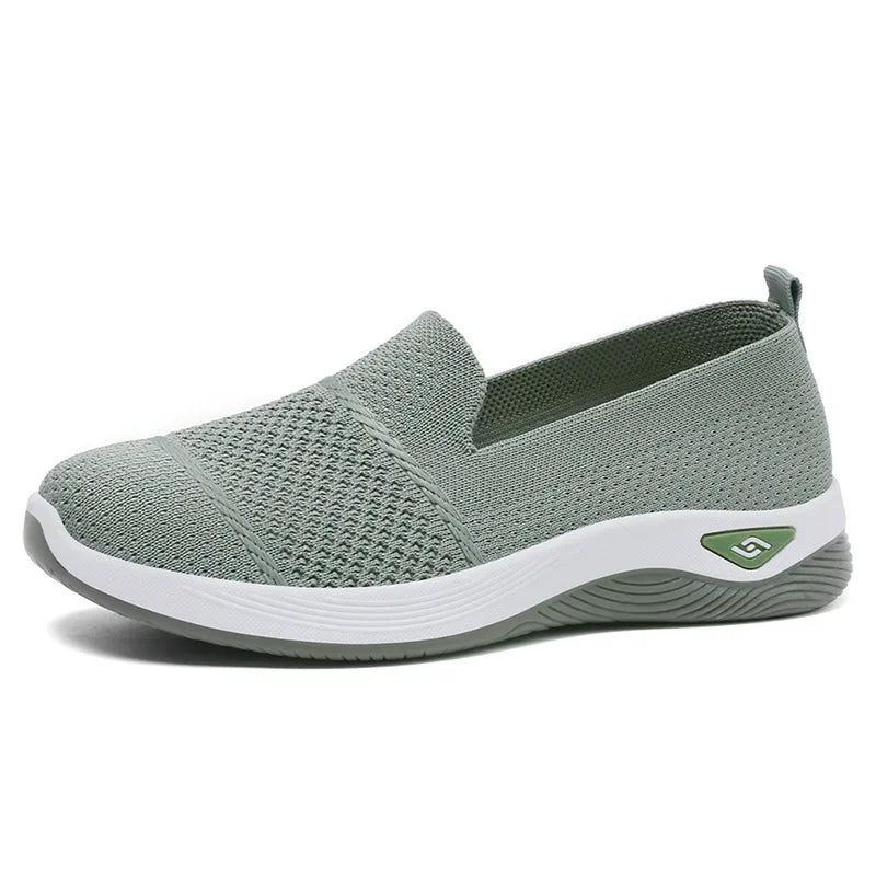Women Work Shoes Comfortable for Work Spring Autumn Women Mesh Breathable Casual Slip on Platform Shoes Sneakers Women 36-41