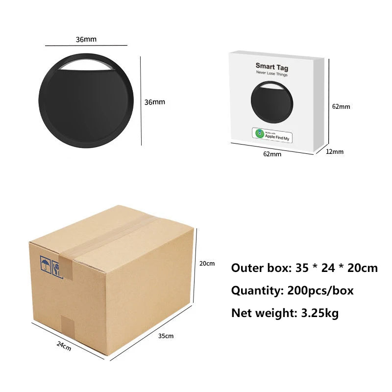 Xiaomi Airtag Bluetooth GPS Trackers IPX 5 Waterproof Sport Tracking Find My Elderly Kids Pets Available Mini Finders For iPhone