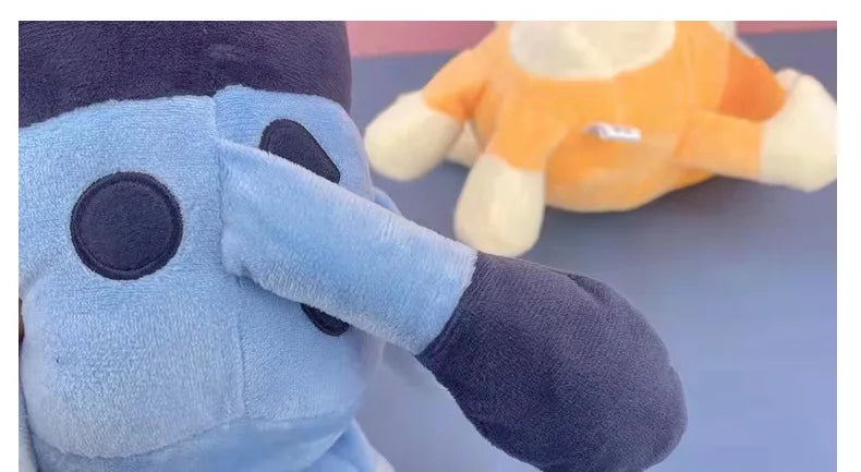 28cm Kawaii Anime Bluey Family Bingo Dog Music Figure Plush Toys Stuffed Animals Toy For Children Holiday Gifts