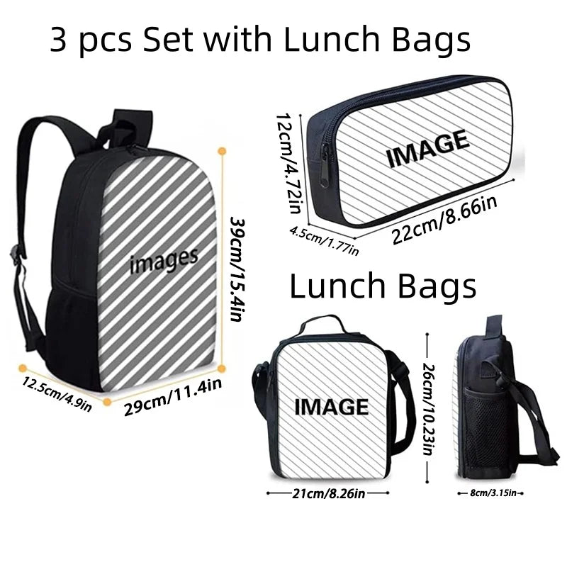 2025 Lamine Yamal Child School Backpack With Thermal Cooler Lunch Box Pencil Bags School Bags for Boys Girls Best Gift