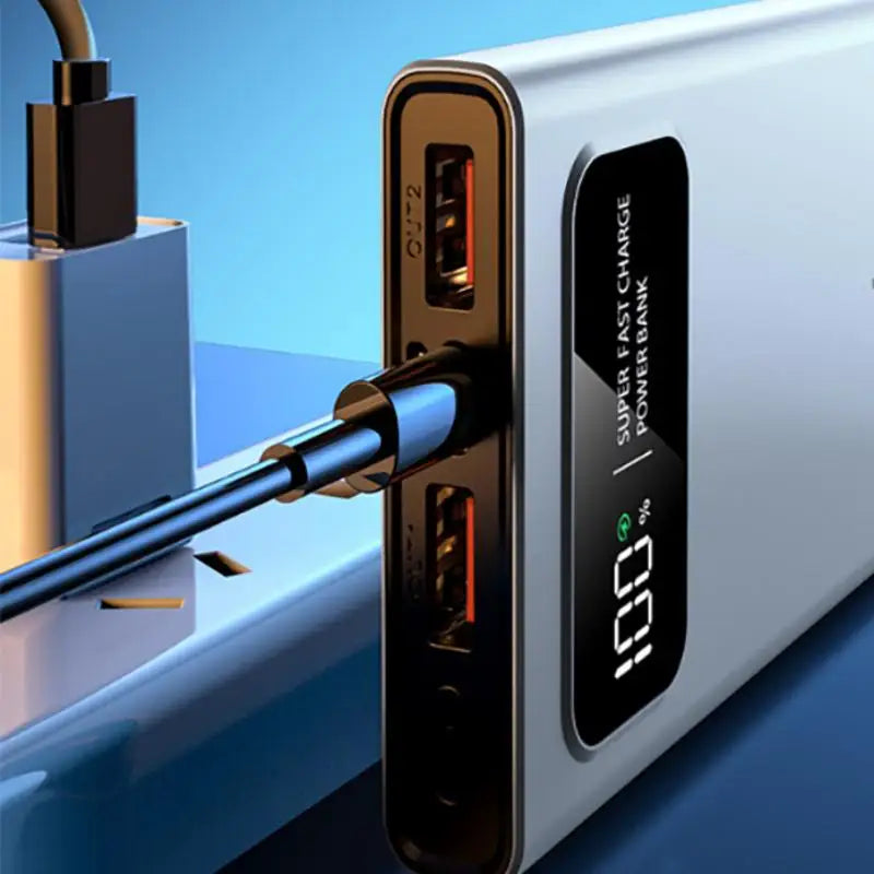 200000mAh Power Bank 120W Super Fast Charging Ultralarge Capacity With LED Digital Display Portable External Battery For Phones
