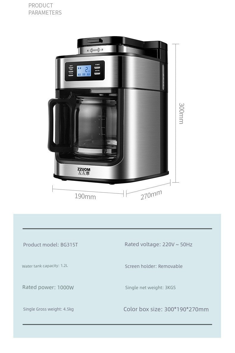 20bar Espresso Coffee Maker Machine Automatic Italian Latte Mocha Coffee Machine