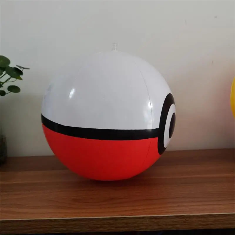 1PCS Pokeball Inflatable Beach Ball 30CM 40CM Balloons Football Swimming Pool Beach Party Decoration Sports Ball Fun Toy