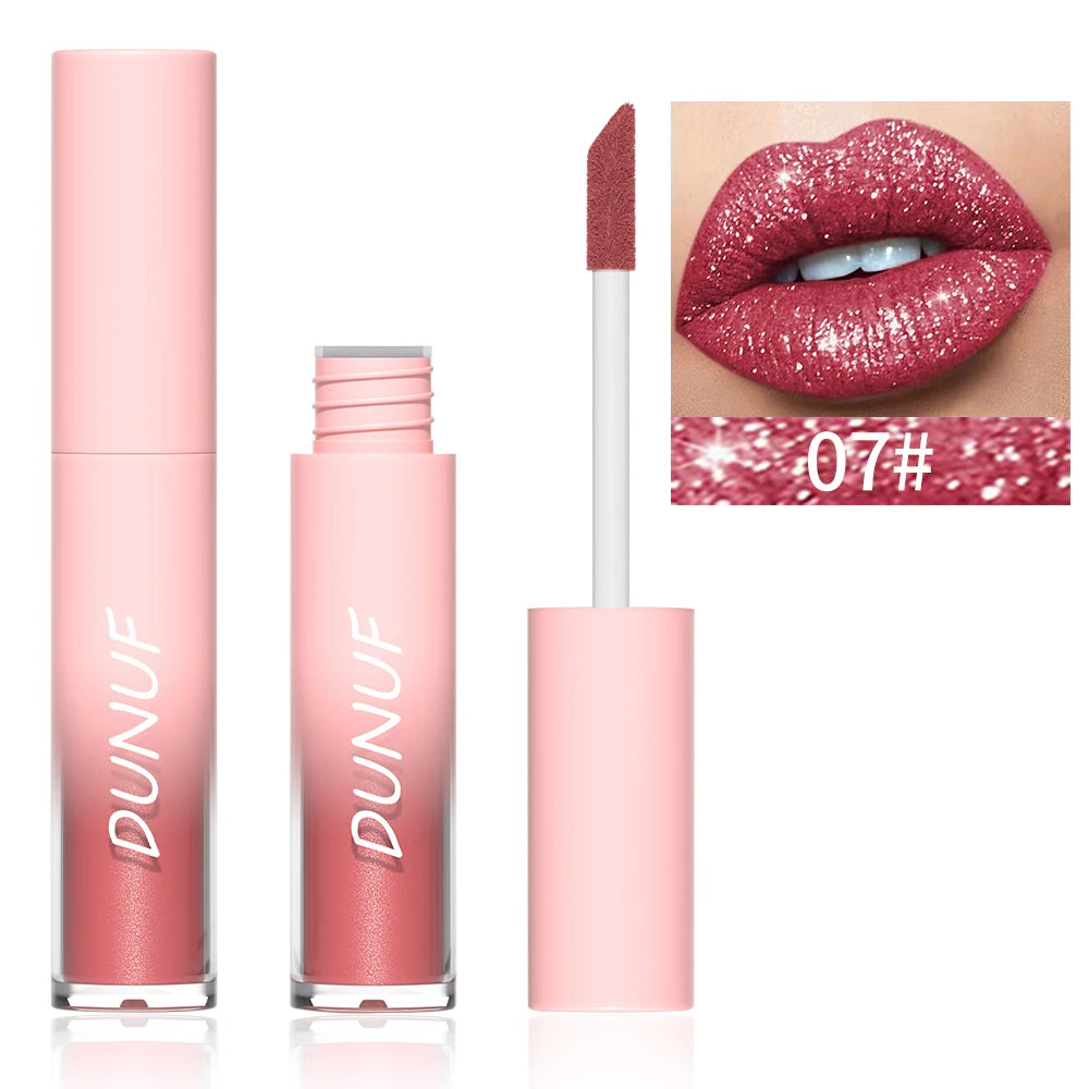 1pcs Pearlescent Lipstick - Waterproof Long-Lasting Lip Gloss Easy to Paint Exquisite Gift Stage Makeup Daily Makeup Universal