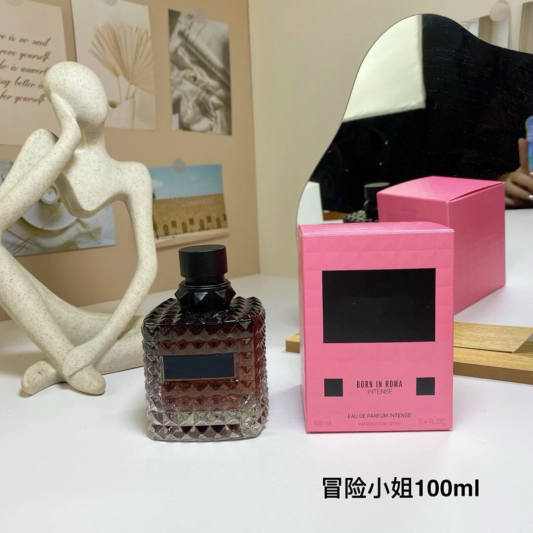 100ML Original Brand Perfume High-Quality Long Lasting Fragrance Charming Lady Body Spray Men Women's Perfumes Born in Roma