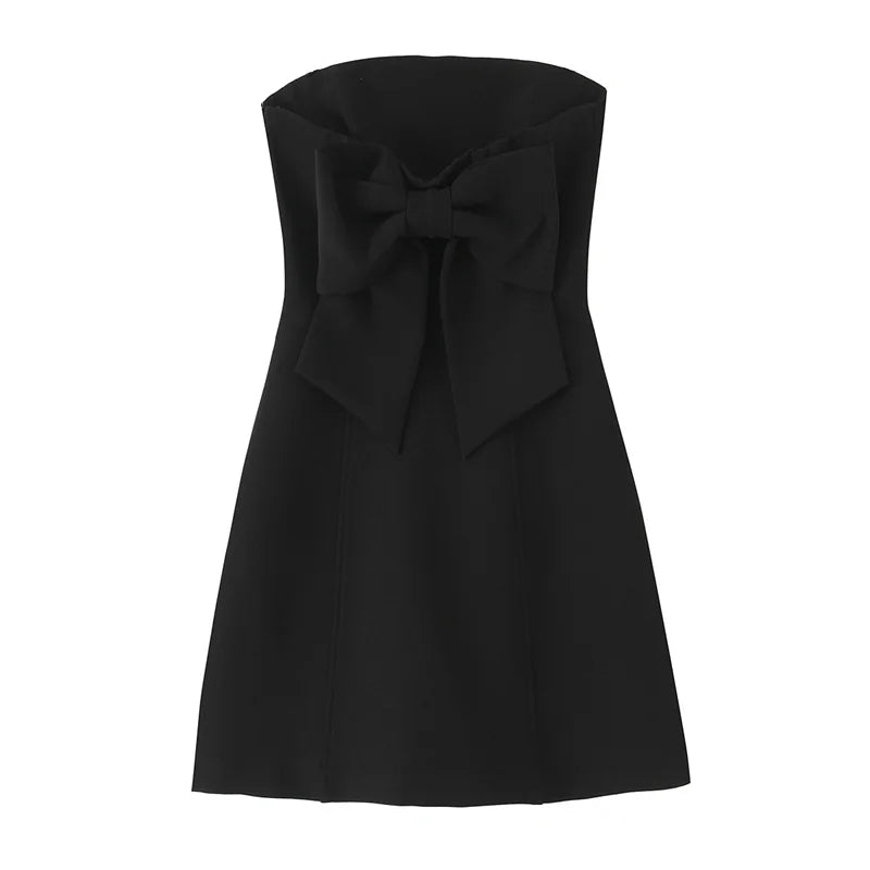 Women's Dresses 2024 New Fashion Bow Dresses Elegant and chic women's miniskirts