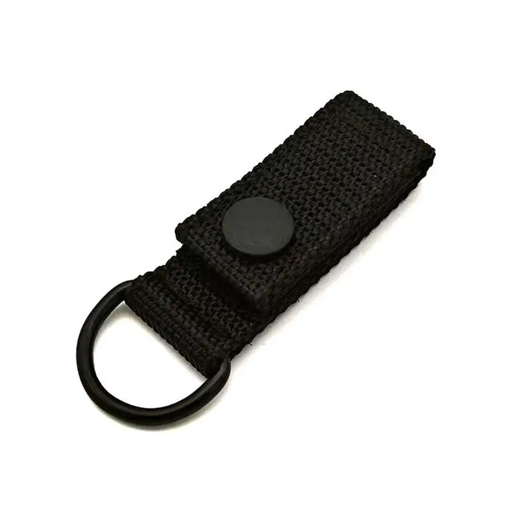 1pc Outdoor Tools Hiking Nylon Molle Ribbon Webbing D Buckle Key Hook Clip Climbing Carabiner